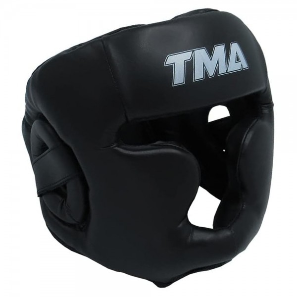 TMA Training Head Guard Helmet Boxing MMA Martial Arts Kick Gear Face Protector