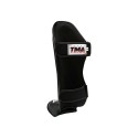 TMA Shin Guards Kickboxing Muay Thai, Premium Leather, Leg Instep Protection Pads, MMA Martial Arts Kicking Sparring Training Gear, BJJ Karate Boxing Taekwondo