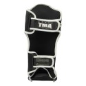 TMA Leather Shin Instep Protector Pads MMA Leg Foot Guard MuayThai KickBoxing