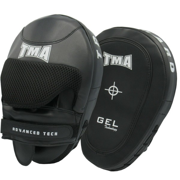Prime Focus Pads,Hook & Jab Mitts,Punch Bag Boxing Gloves Kick Thai Curved MMA 