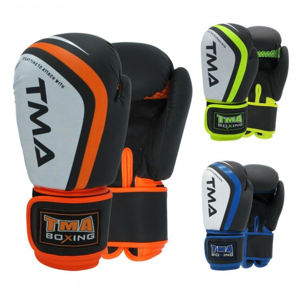 TMA Boxing Gloves MMA Punching Glove Training Bag Sparring Muay Thai Kickboxing