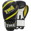 TMA Leather Boxing Gloves Punching Bag MMA Muay Thai Training Glove