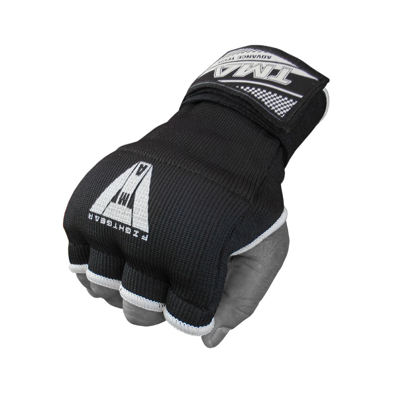 DBX Fitness Muay Thai Inner Gloves Boxing Hand Wraps – Black, Men’s Sizes S M L