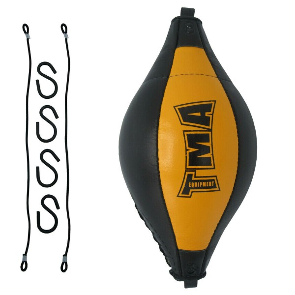 TMA Original Leather Double End Dodge Speed Ball Boxing Floor To Ceiling Punching Bag MMA