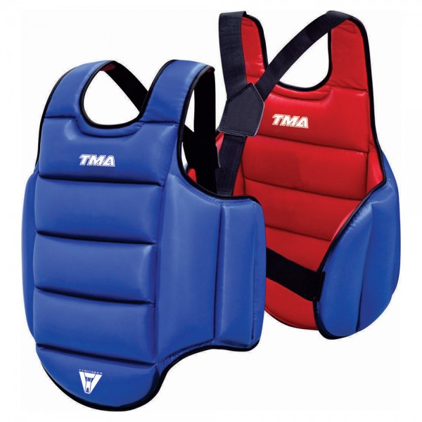 TMA Martial Arts Chest Protector Tae Kwon Do MMA Kickboxing Reversible