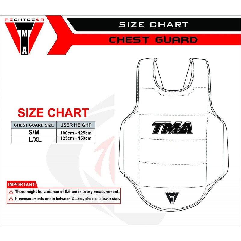 Max IMT Foam Super Comfort chest gaurd Body armour chest protector boxing 