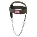 Head Harness Neck Exercise Weight Lifting Foam Padded Power Strap Chain New TMA