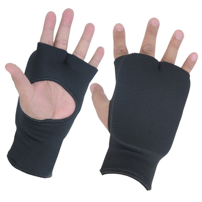 NNT Boxing Inner Gloves Bandages Wraps Muay Thai Punch Bag Black 