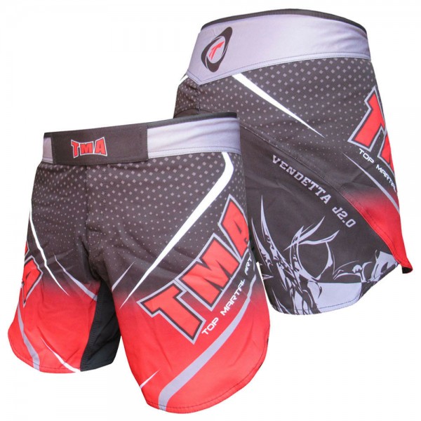 TMA MMA Stretch Shorts Clothing Training Cage Fighting Grappling Martial Art