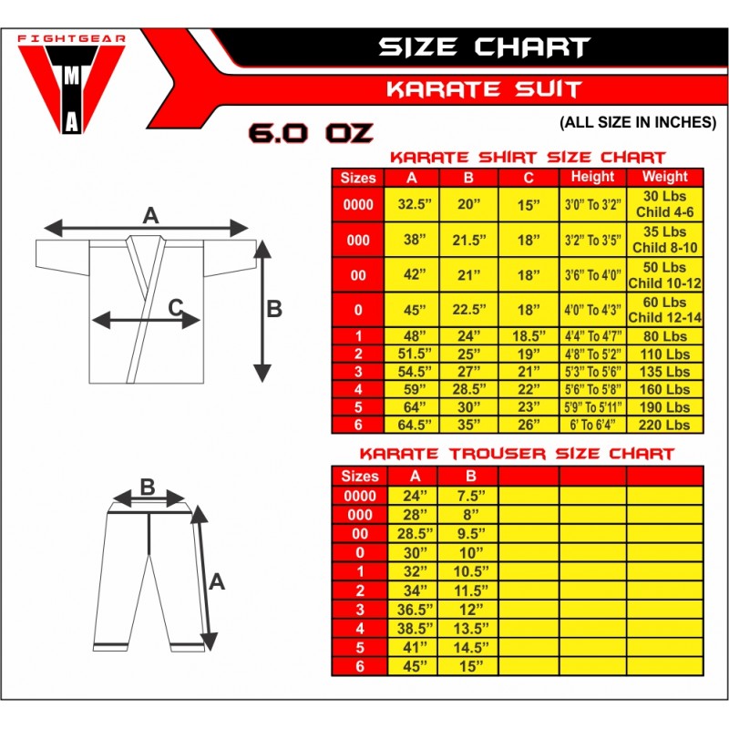 Uniform Belt Size Guide