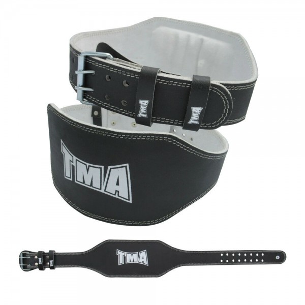 TMA Weight Lifting Belt 6" Powerlifting Back Support Strap Gym Training Fitness